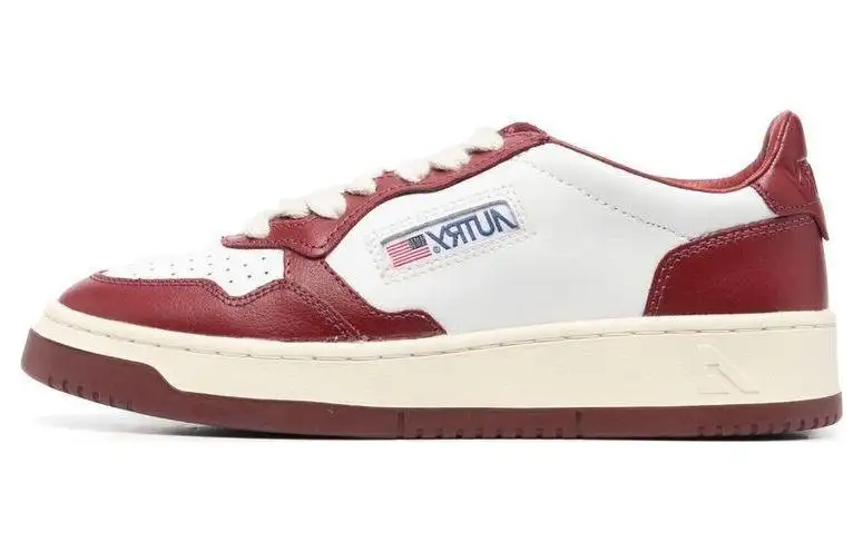 AUTRY Medalist Leather Low White Syrah Women's