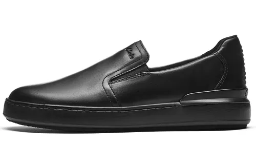 Clarks Casual Leather Shoes Men's Low Top Black