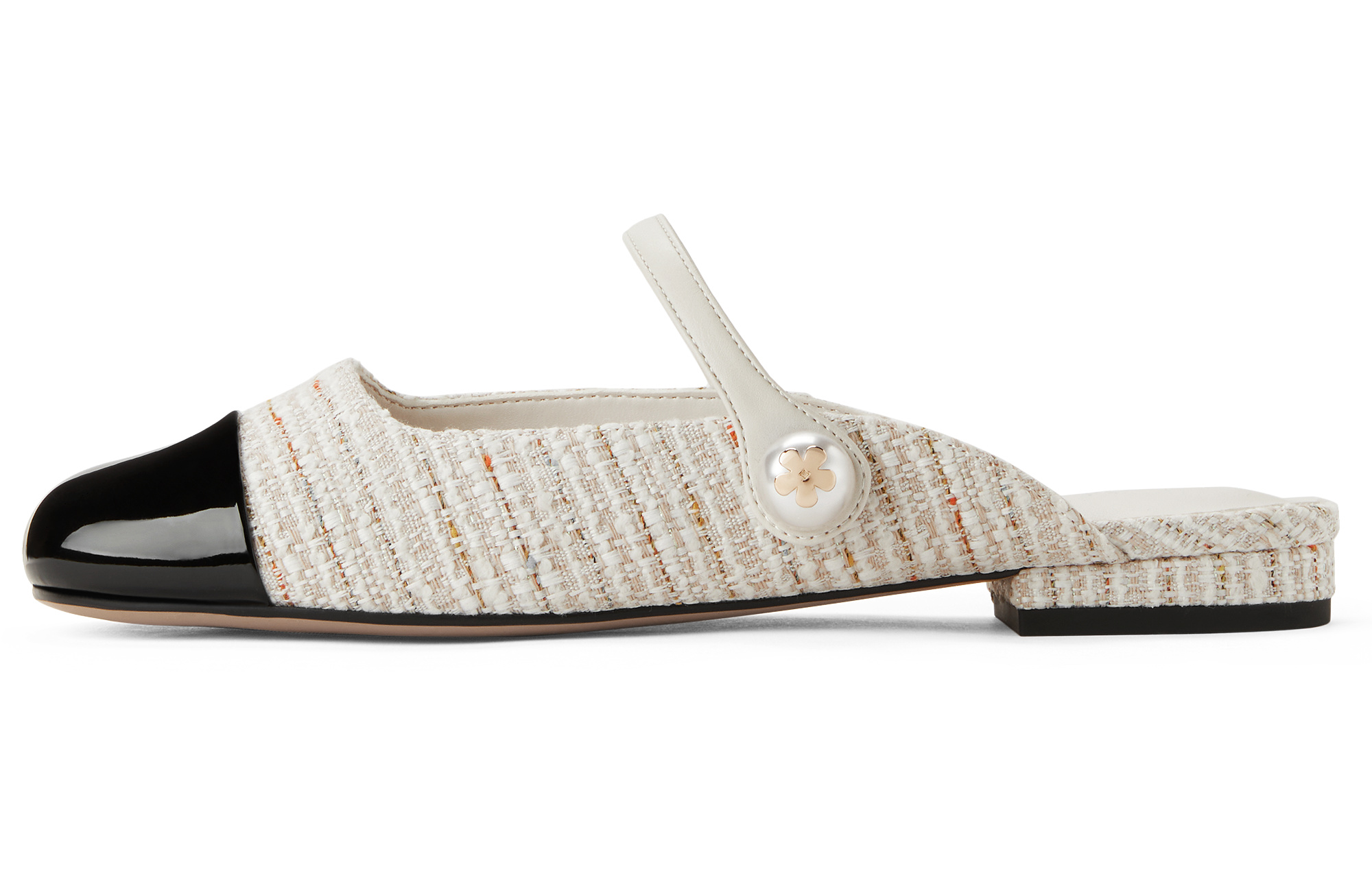CHARLES&KEITH Composite Sole Closed Toe Slippers 1,5cm Women's