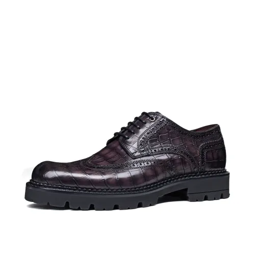 Chrisdien Deny Cow Leather Dress Shoes Men's Black