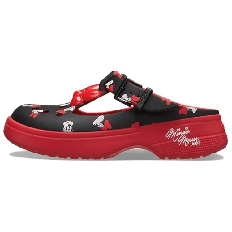 Crocs x Disney Classic Minnie Clogs Women's Black Red