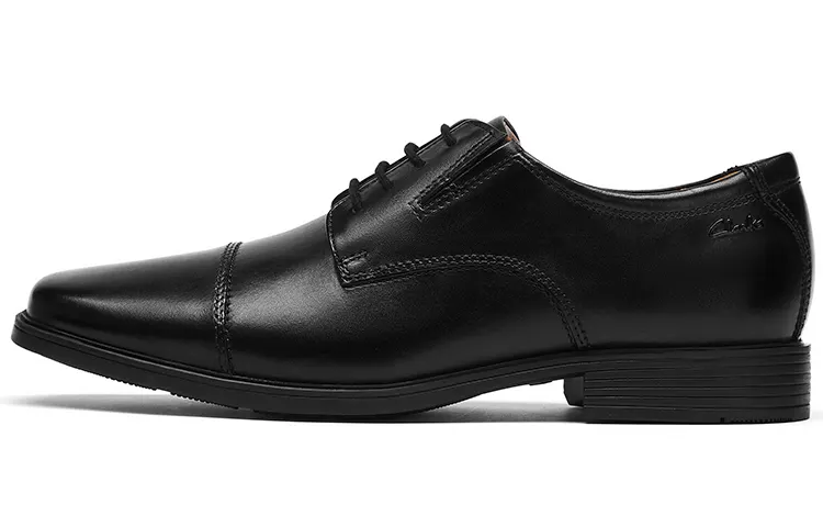 Clarks Dress Shoes Men's Low Top Black