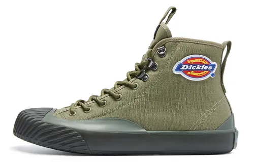 Dickies Canvas Shoes Men's High Top Army Green