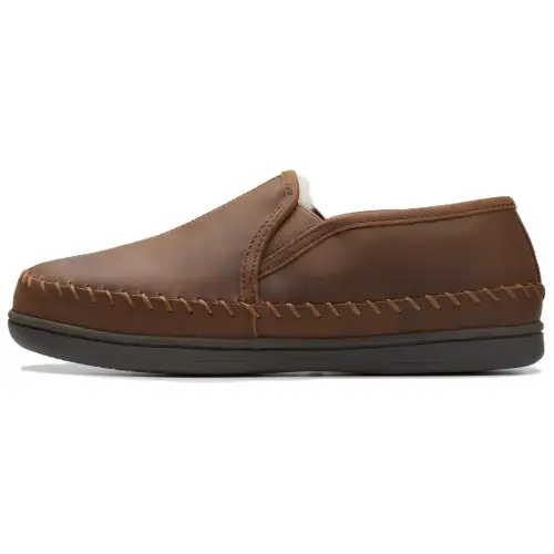 Clarks Leather Casual Shoes Men's Brown