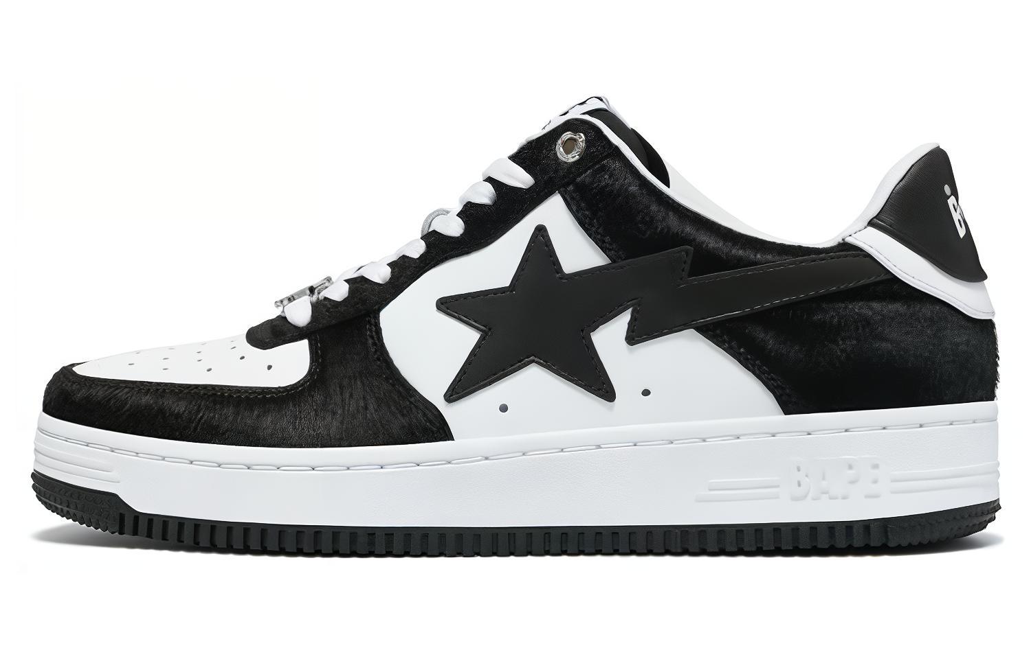 Женские кеды A BATHING APE STA (черные)