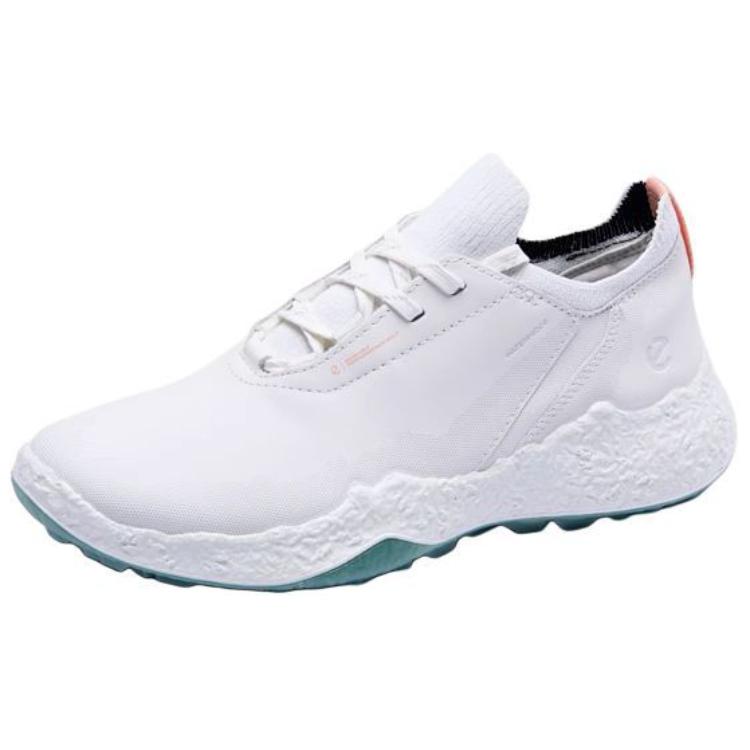 Ecco Golf Biom H5 Cow Leather Abrasion Resistant Abrasion Resistant Low top Golf Shoes Women’s White