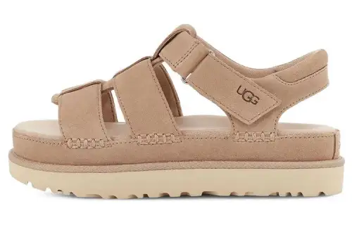 UGG Goldenstar Strap Platform Sandal Driftwood Women's