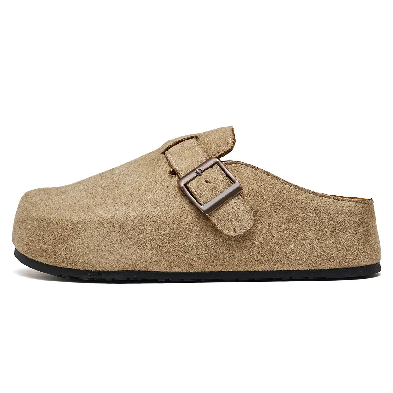 MEXICAN Rubber Sole Slip Resistant Slip Resistant Birkenstock Closed Toe Slippers Women's