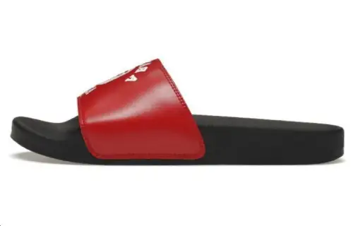 BAPE A BATHING APE Bape Sta Slide Black Red