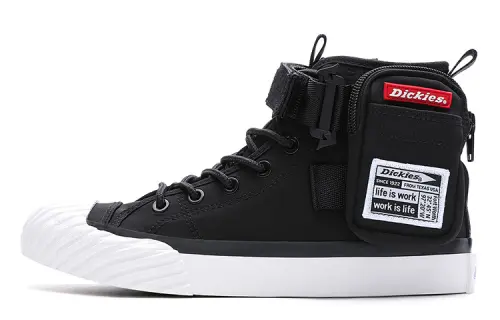 Dickies Canvas Shoes Unisex High Top Black