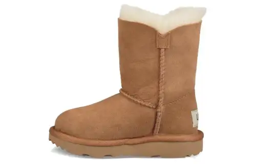 UGG Bailey Button Snow Boots Brown Women's
