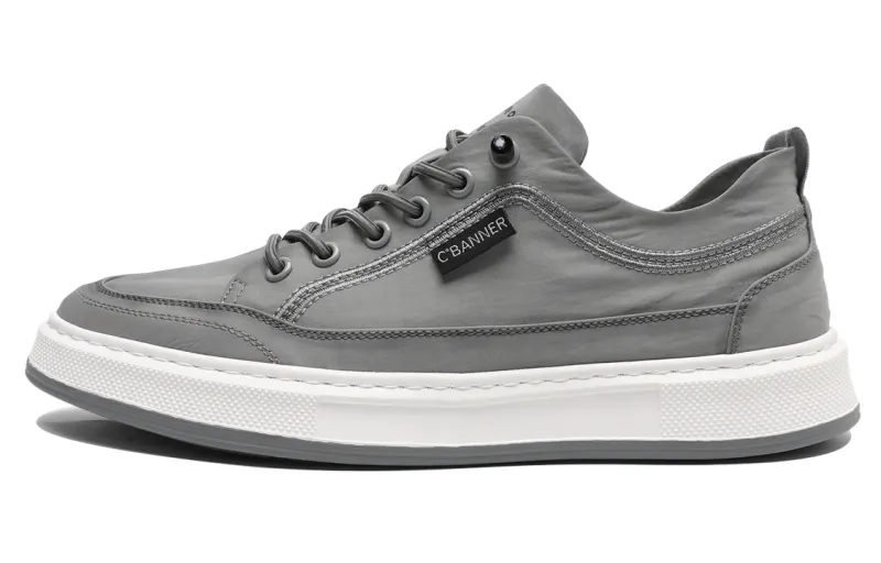 C°BANNER Low top Stylish Skateboarding Shoes Men's Gray