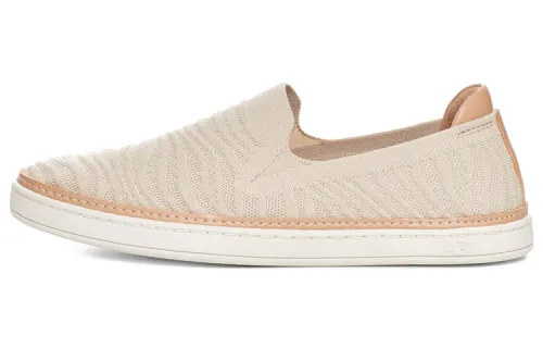 UGG Sammy Wavy Fabric Flat Shoes Women's Ecru