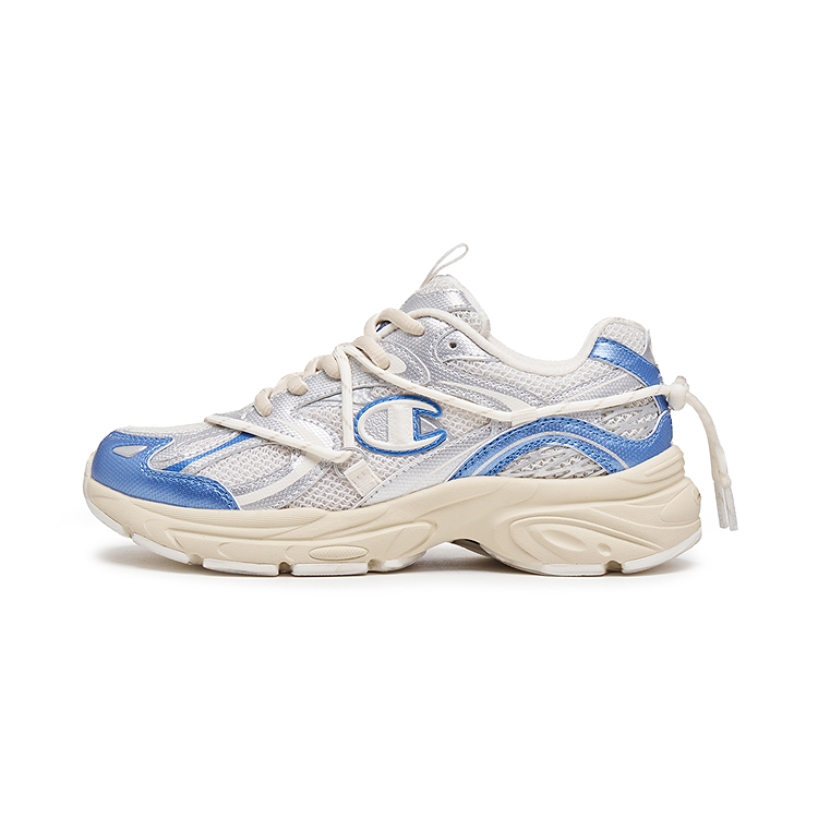 Champion Synthetic Leather, Textile Balance Low top Running Shoes Unisex Linen/Metal Bright Blue