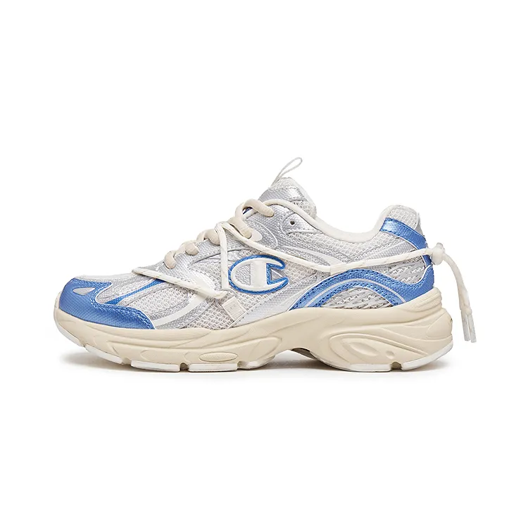 Champion Synthetic Leather, Textile Balance Low top Running Shoes Unisex Linen/Metal Bright Blue