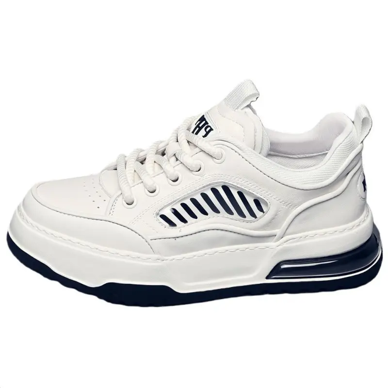 JANE HARLOW Leather Low top Casual Shoes Men's White