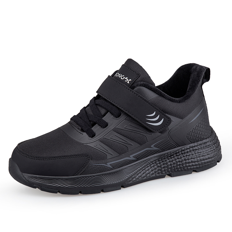 RONGSHI Winter Seniors Lightweight Soft Sole Fleece Lined Insulated Shoes Comfortable Walking For Parents