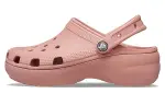 Crocs Classic Platform Clog EVA Clogs 5.5cm Women's Cameo Brown