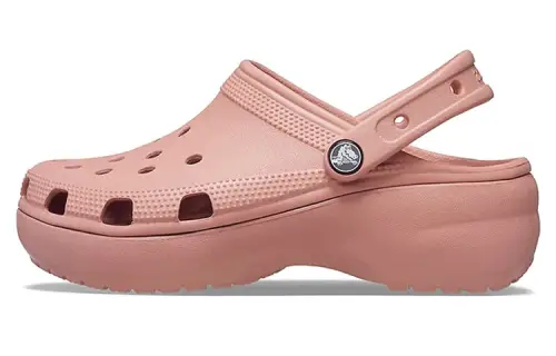 Crocs Classic Platform Clog EVA Clogs 5.5cm Women's Cameo Brown