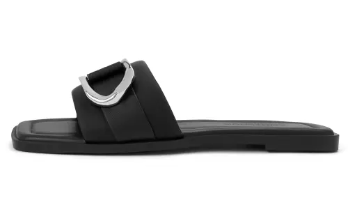 CHARLES&KEITH Slide Slippers Women's Black/Blue