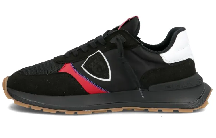 PHILIPPE MODEL Antibes Casual Shoes Men's Low Top Black/Red/White