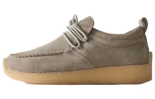 Ronnie Fieg x Clarks Maycliffe Collaboration Suede Slip Resistant Cushioning Low top Sports Casual Shoes Men's Sand