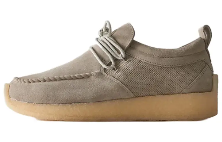 Ronnie Fieg x Clarks Maycliffe Collaboration Suede Slip Resistant Cushioning Low top Sports Casual Shoes Men's Sand