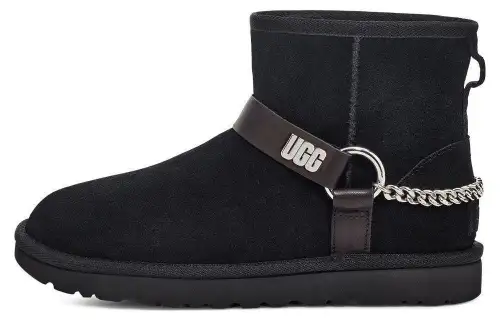 UGG Thermal Slip Resistant Short Snow Boots Women's Black