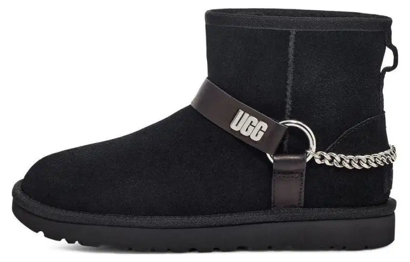 UGG Thermal Slip Resistant Short Snow Boots Women's Black