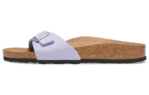 Birkenstock Synthetic Leather Slide Slippers Women's Dusty Purple Regular