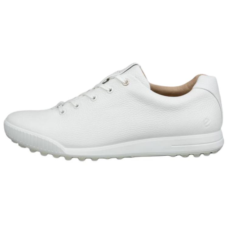 Ecco Golf Street Leather Abrasion Resistant Abrasion Resistant Low top Golf Shoes Men’s White
