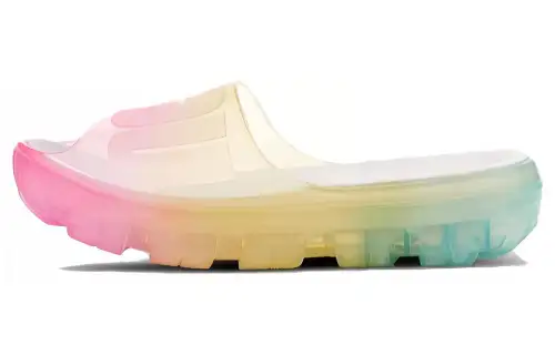 UGG Jella Clear Watercolors Slide Rainbow Blend Women's