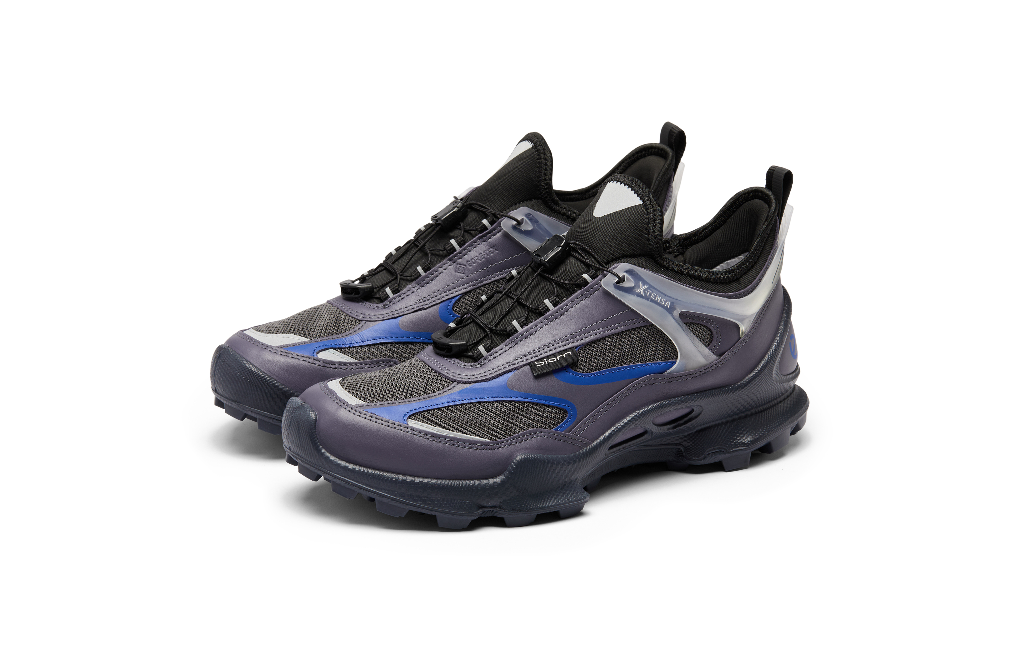 Ecco Biom C Trail Low top Outdoor Shoes Men’s Rock Purple/Magnet Gray/Royal Blue 803384