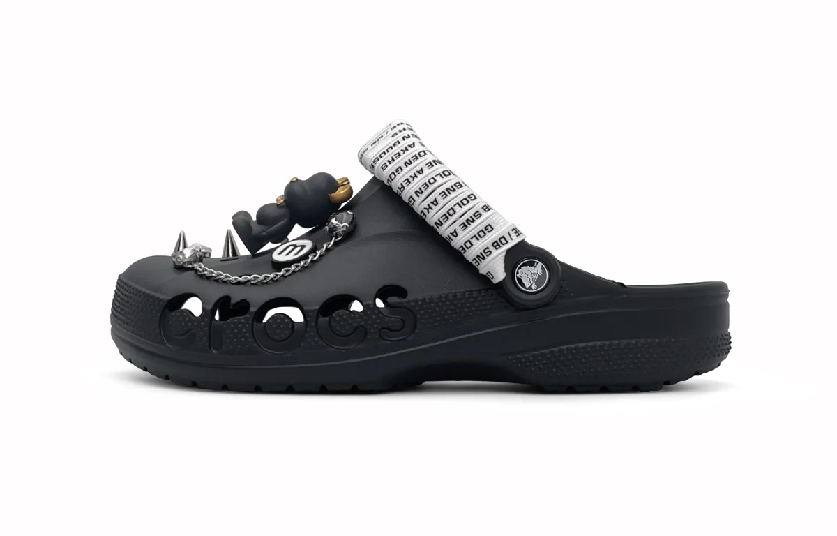Crocs Classic Clog EVA Clogs Unisex Black White