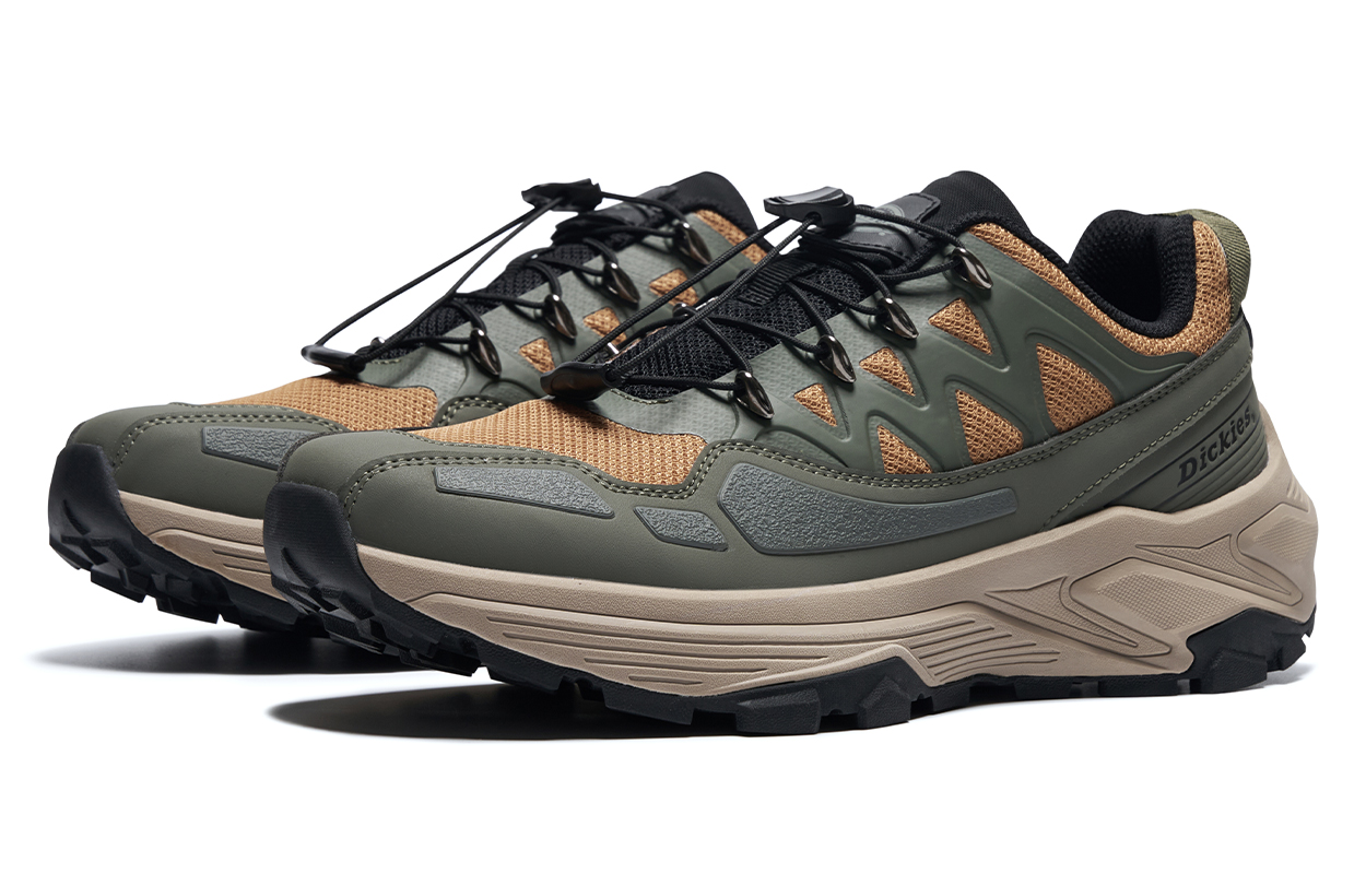 Dickies TPU Slip Resistant Lightweight Non slip Lightweight Low top Outdoor Shoes Men’s Brown Green