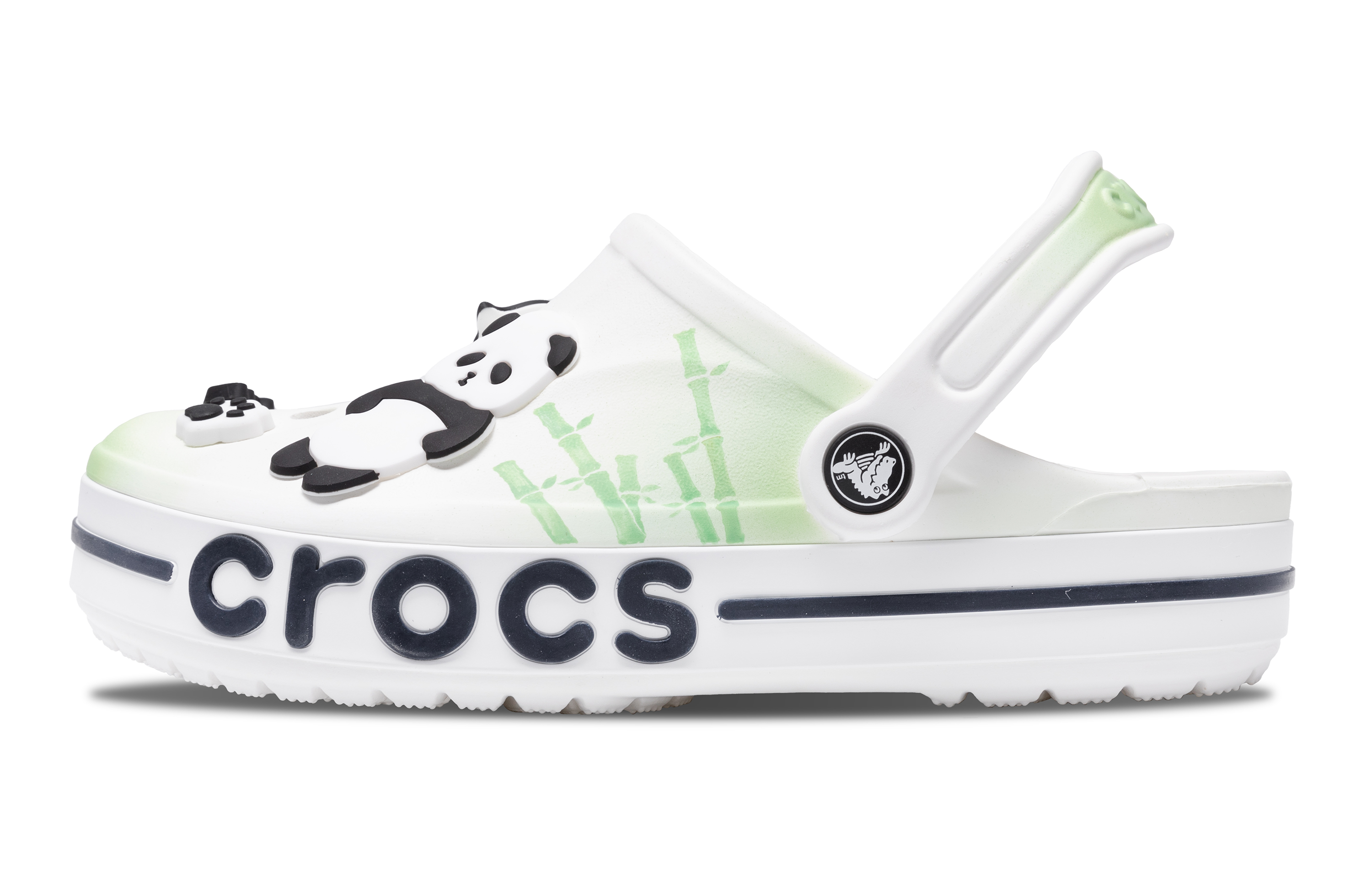 Crocs Bayaband Clog EVA Clogs Unisex White Green