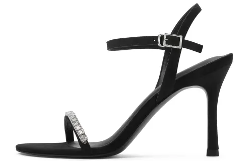 CHARLES&KEITH Small Ck Pu High Heel One Strap Sandals 9.2cm Women's Multicolor