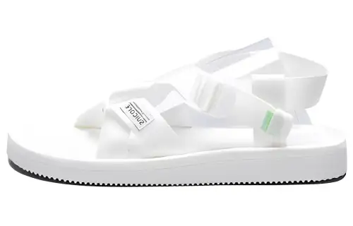 Suicoke Leather Beach Sandals Men's White