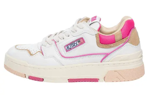 AUTRY Leather Low top Skateboard Shoes Women's White