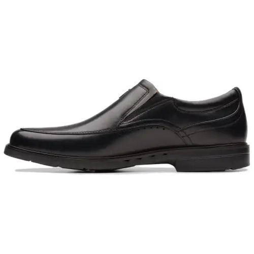 Clarks Leather Casual Shoes Men's Black
