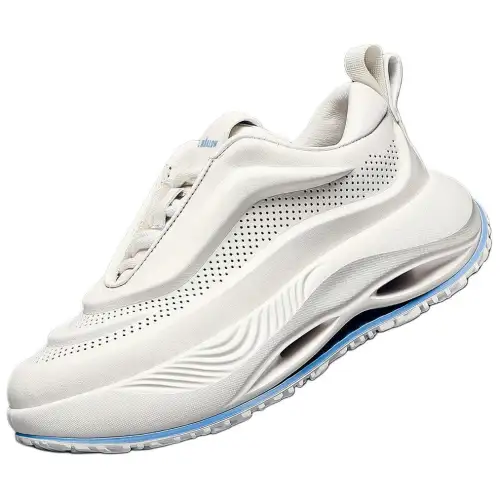 JANE HARLOW Leather Low top Casual Shoes Men's White