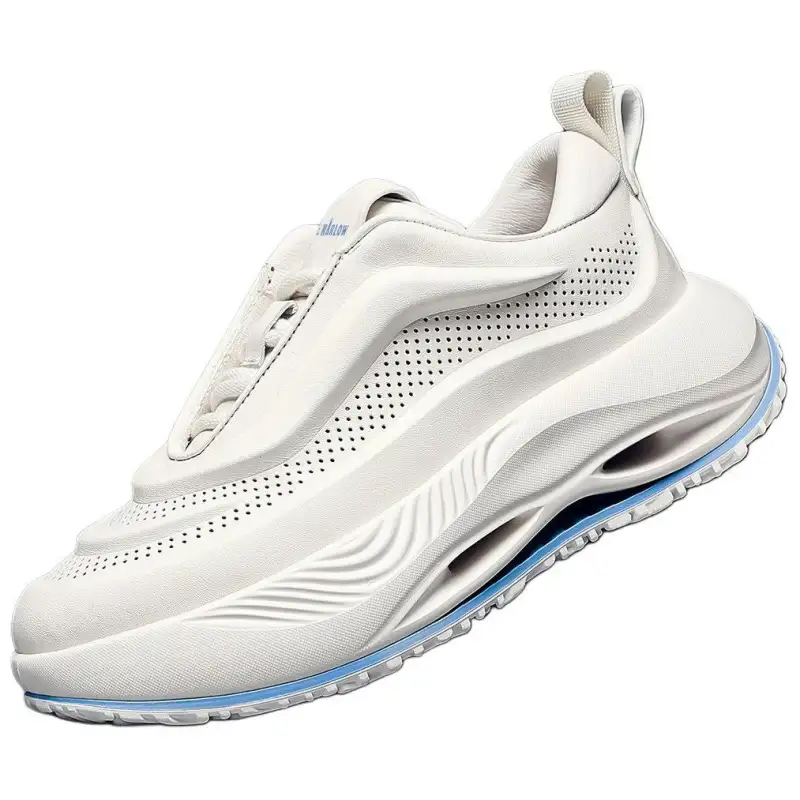 JANE HARLOW Leather Low top Casual Shoes Men's White