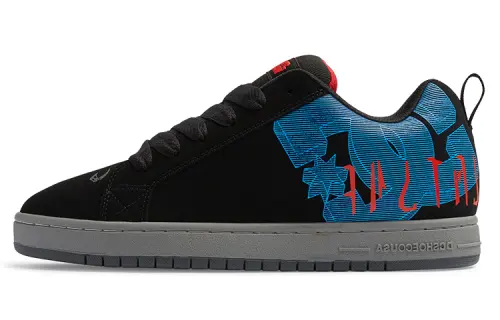 STAR WARS x DC Shoes Leather Low top Skateboard Shoes Men's Black