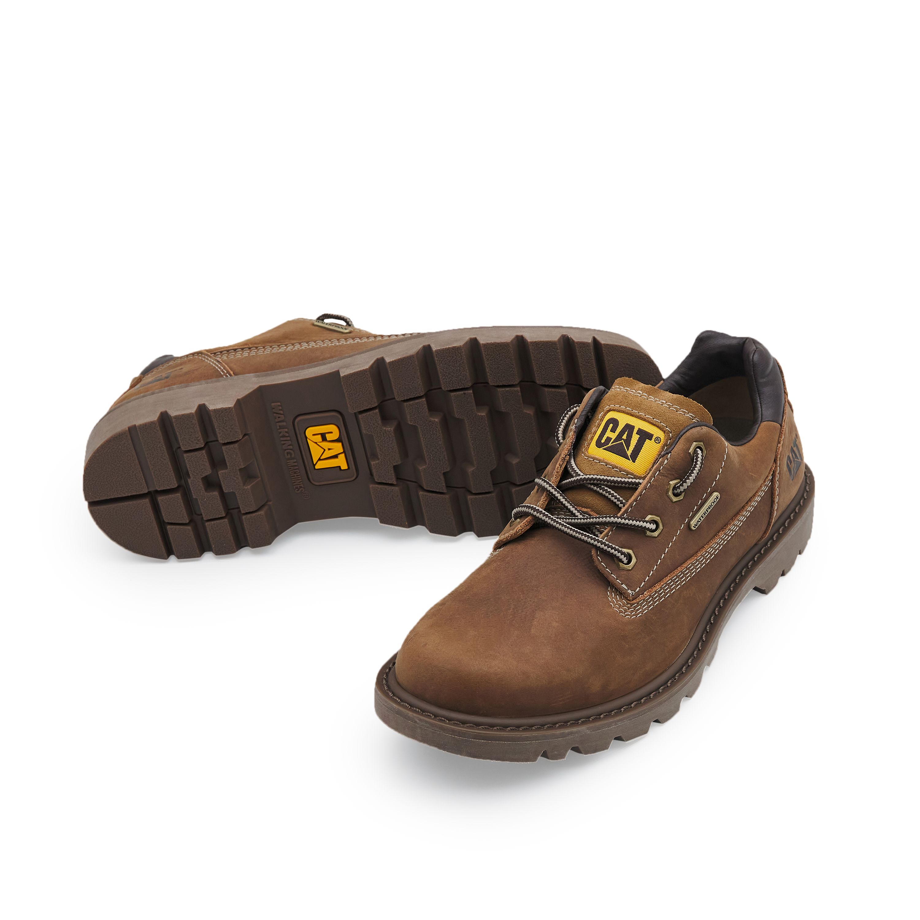 CAT Cow Leather Low top Outdoor Shoes Unisex