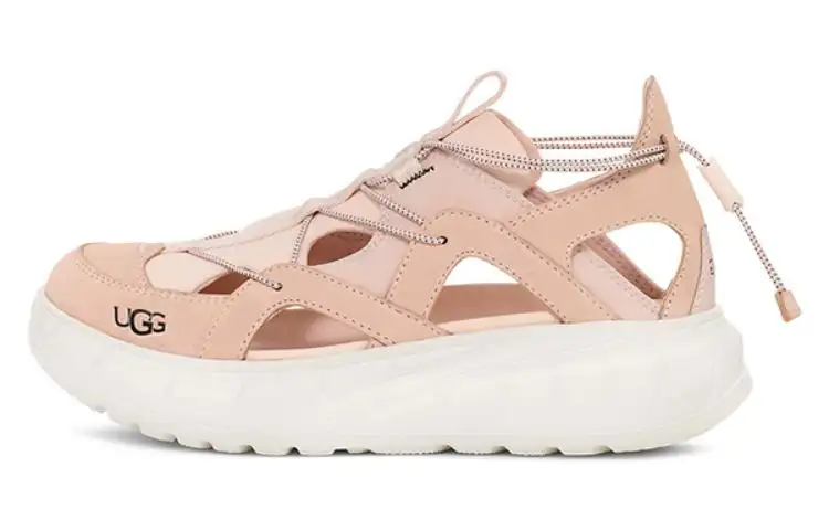 UGG Leather, Textile Low top Fashion Sandal Women's Rose Nude Pink