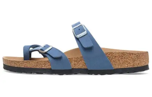 Birkenstock Slide Slippers Women's Element Blue Narrow