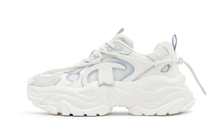 Champion Thousand Layers Y2K Shoes Low top Chunky Sneakers Women's White Blue