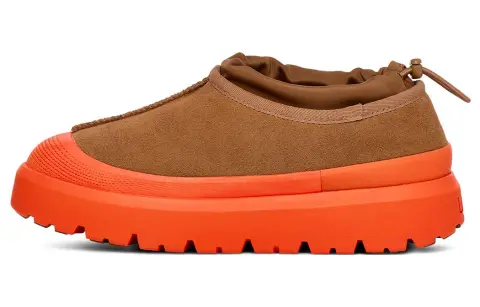 UGG Cow Split Leather Low top Casual Shoes Unisex Brown