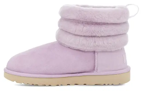 UGG Classic Mini Fluff Quilted Boot 'Purple' Women's