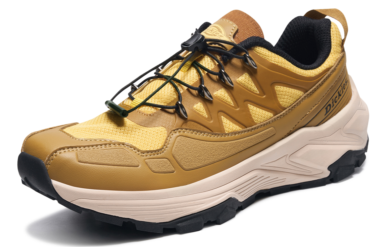 Dickies Textile, TPU Slip Resistant Lightweight Non slip Lightweight Low top Outdoor Shoes Men’s Brown